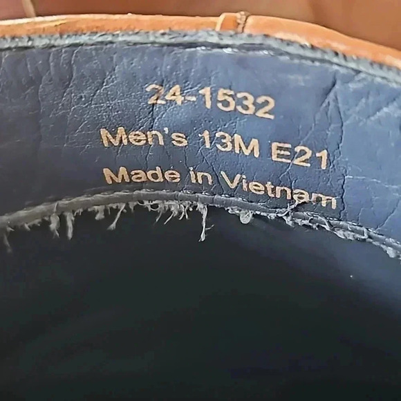 Johnston & Murphy Collection Zip Up Brown Knox Boots Size 13 - Picture 7 of 8